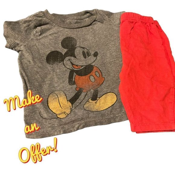 Other - 👶🏼 Mickey Mouse Outfit Size 9 Months